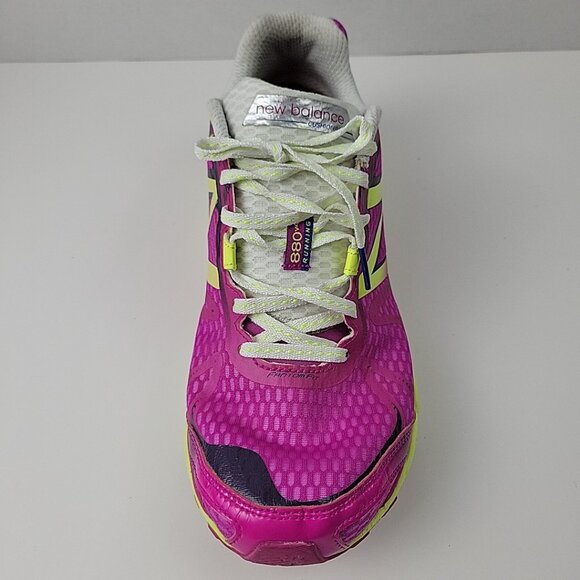 New Balance Road Running Shoes Women's 10 Neon Pink Purple 880v4 W880PY4 - Picture 6 of 14